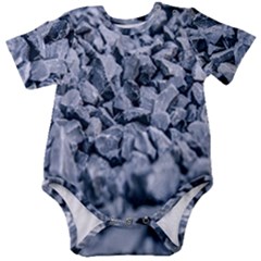 Rocks Stones Gray Gravel Rocky Material  Baby Short Sleeve Onesie Bodysuit by artworkshop