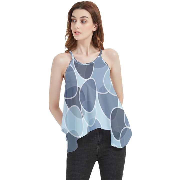 Sample Pattern Seamless Flowy Camisole Tank Top