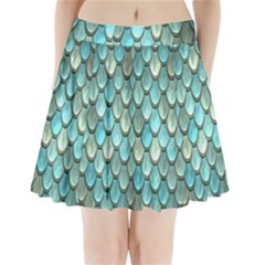 Scales Backdrop Texture Pleated Mini Skirt by artworkshop