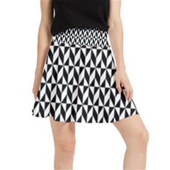 Seamless Abstract Geometric Pattern Background Waistband Skirt