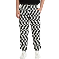 Seamless Abstract Geometric Pattern Background Men s Elastic Waist Pants