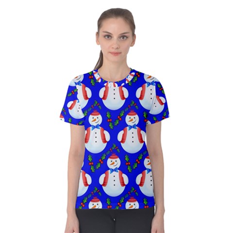 Seamless Repeat Repeating Pattern Women s Cotton Tee by artworkshop