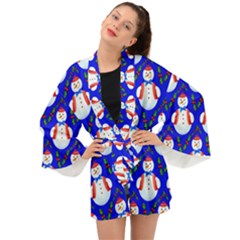 Seamless Repeat Repeating Pattern Long Sleeve Kimono by artworkshop