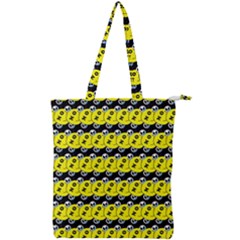Smile Double Zip Up Tote Bag by Sparkle
