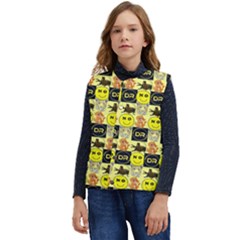 Smily Kid s Short Button Up Puffer Vest	
