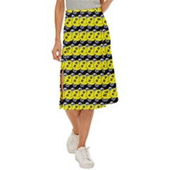 Smile Midi Panel Skirt by Sparkle