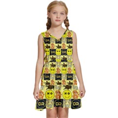 Smily Kids  Sleeveless Tiered Mini Dress