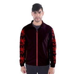 Trans-red Men s Windbreaker by 4Centertainment