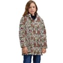 pattern  Kid s Hooded Longline Puffer Jacket View1