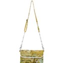 Kaleido Art Gold Mini Crossbody Handbag View1