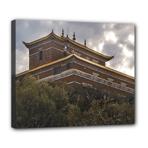 Buddhist Temple, Lavalleja, Uruguay Deluxe Canvas 24  X 20  (stretched) by dflcprintsclothing