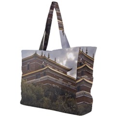 Buddhist Temple, Lavalleja, Uruguay Simple Shoulder Bag by dflcprintsclothing