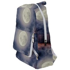 Dark Full Moonscape Midnight Scene Travelers  Backpack by dflcprintsclothing