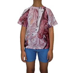 Cora; abstraction Kids  Short Sleeve Swimwear