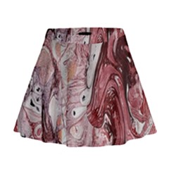 Cora; abstraction Mini Flare Skirt