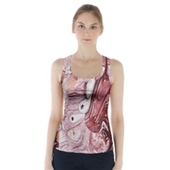 Cora; abstraction Racer Back Sports Top