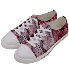 Cora; abstraction Men s Low Top Canvas Sneakers