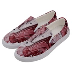 Cora; abstraction Men s Canvas Slip Ons