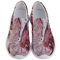 Cora; Abstraction Men s Lightweight Slip Ons by kaleidomarblingart