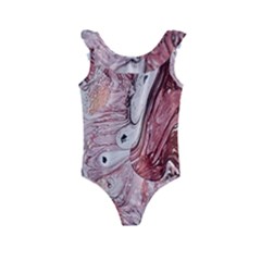 Cora; abstraction Kids  Frill Swimsuit