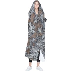 Floral Surface Print Design Wearable Blanket by dflcprintsclothing