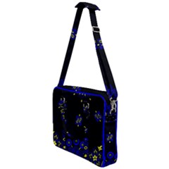 Blue Yellow Bandana Cross Body Office Bag by dressshop