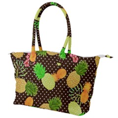 Troipcal Pineapple Fun Canvas Shoulder Bag by PaperDesignNest