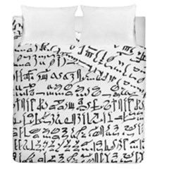 Sanscrit Pattern Design Duvet Cover Double Side (queen Size) by dflcprintsclothing