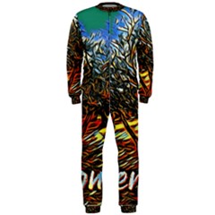 Colorful Verona Olive Tree Onepiece Jumpsuit (men) by ConteMonfrey