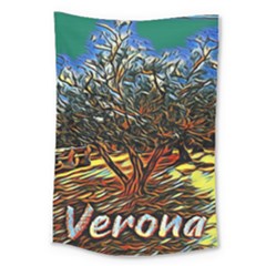 Colorful Verona Olive Tree Large Tapestry by ConteMonfrey