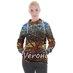 Colorful Verona Olive Tree Women s Hooded Pullover by ConteMonfrey