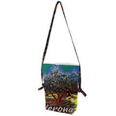 Colorful Verona Olive Tree Folding Shoulder Bag by ConteMonfrey