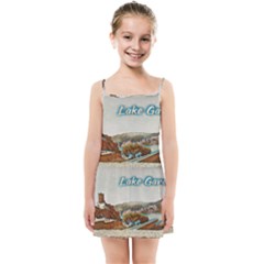 Malcesine Castle On Lake Garda Kids  Summer Sun Dress by ConteMonfrey