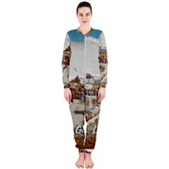 Birds And People On Lake Garda Onepiece Jumpsuit (ladies) by ConteMonfrey