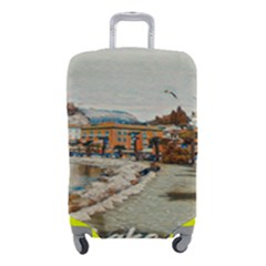 Birds And People On Lake Garda Luggage Cover (small) by ConteMonfrey