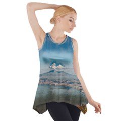 Napoli - Vesuvio Side Drop Tank Tunic by ConteMonfrey