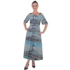 Napoli - Vesuvio Shoulder Straps Boho Maxi Dress  by ConteMonfrey