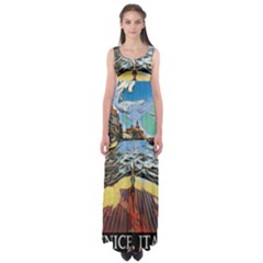 Gondola View   Empire Waist Maxi Dress by ConteMonfrey