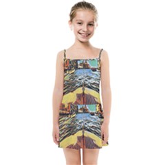 Gondola View   Kids  Summer Sun Dress by ConteMonfrey