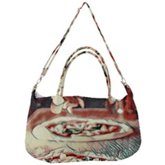 Naples Pizza On The Making Removal Strap Handbag by ConteMonfrey