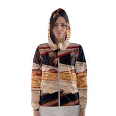 Let`s Make Pizza Women s Hooded Windbreaker by ConteMonfrey