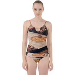 Let`s Make Pizza Cut Out Top Tankini Set by ConteMonfrey