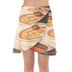 Let`s Make Pizza Wrap Front Skirt by ConteMonfrey