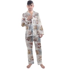 There`s Not Such A Thing As Too Much Garlic! Men s Long Sleeve Satin Pajamas Set by ConteMonfrey