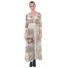There`s Not Such A Thing As Too Much Garlic! Button Up Maxi Dress by ConteMonfrey