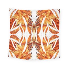 Dragon Symmetry I Square Tapestry (small) by kaleidomarblingart