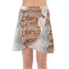 Bread Is Life - Italian Food Wrap Front Skirt by ConteMonfrey