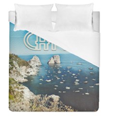 Capri, Italy Vintage Island  Duvet Cover (queen Size)