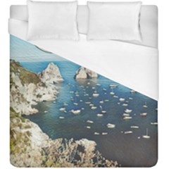 Capri, Italy Vintage Island  Duvet Cover (king Size) by ConteMonfrey