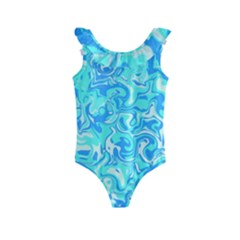 Blue Ocean  Kids  Frill Swimsuit by PaperDesignNest